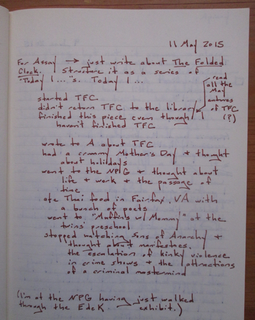 5_Writing notebook (on The Folded Clock) 9.57.15 AM